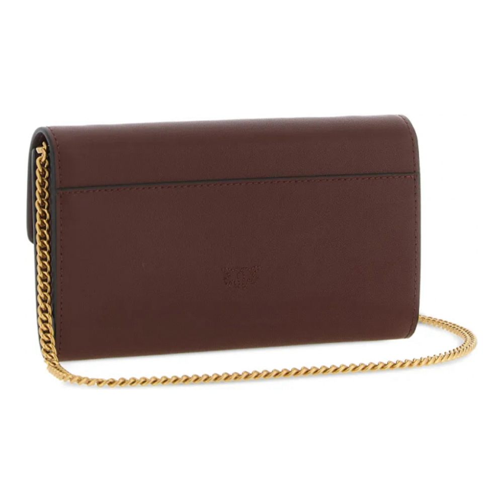 Women's 'Love Simply Metallic Buckle Flap' Wallet
