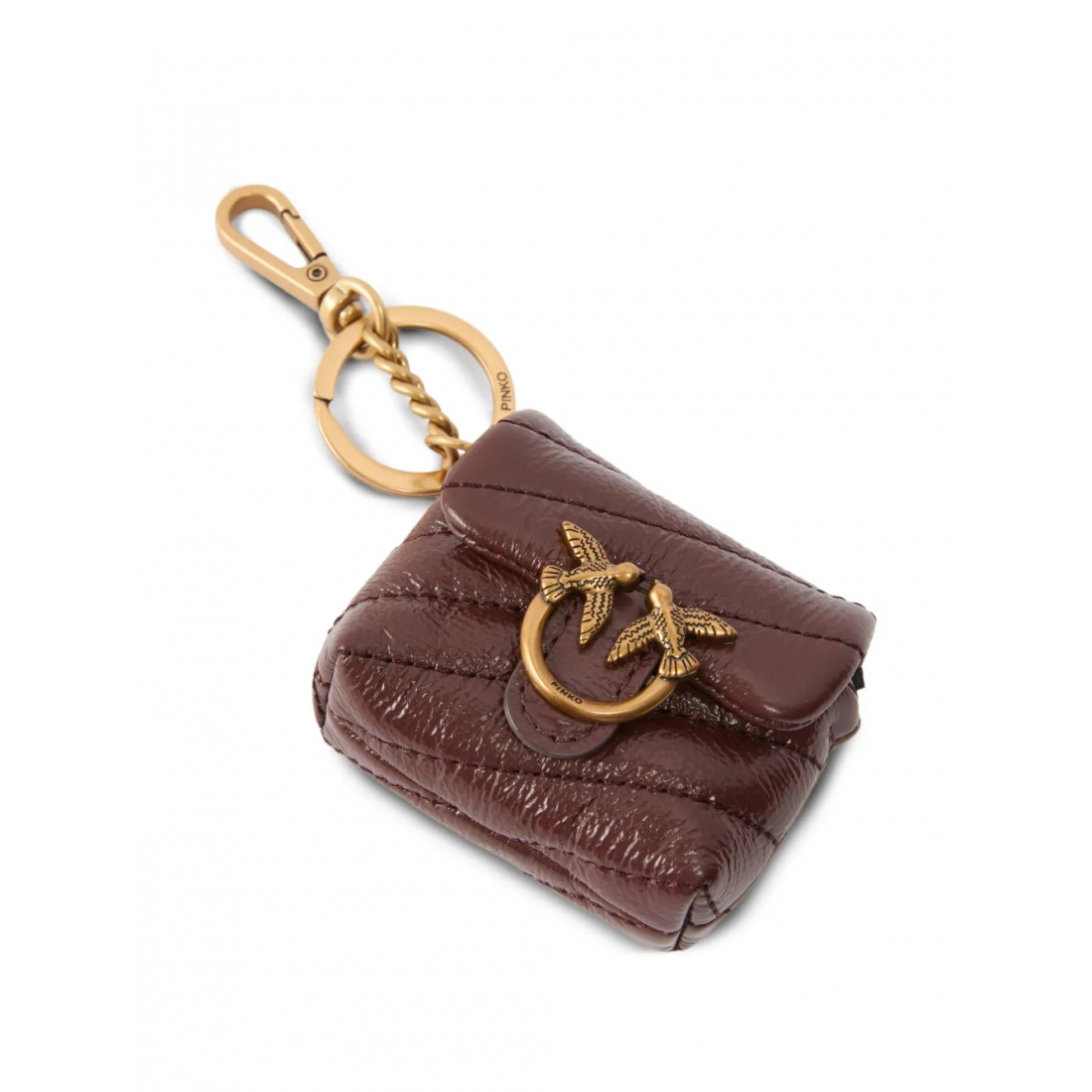 Women's 'Love Quilted Birds' Keychain Pouch