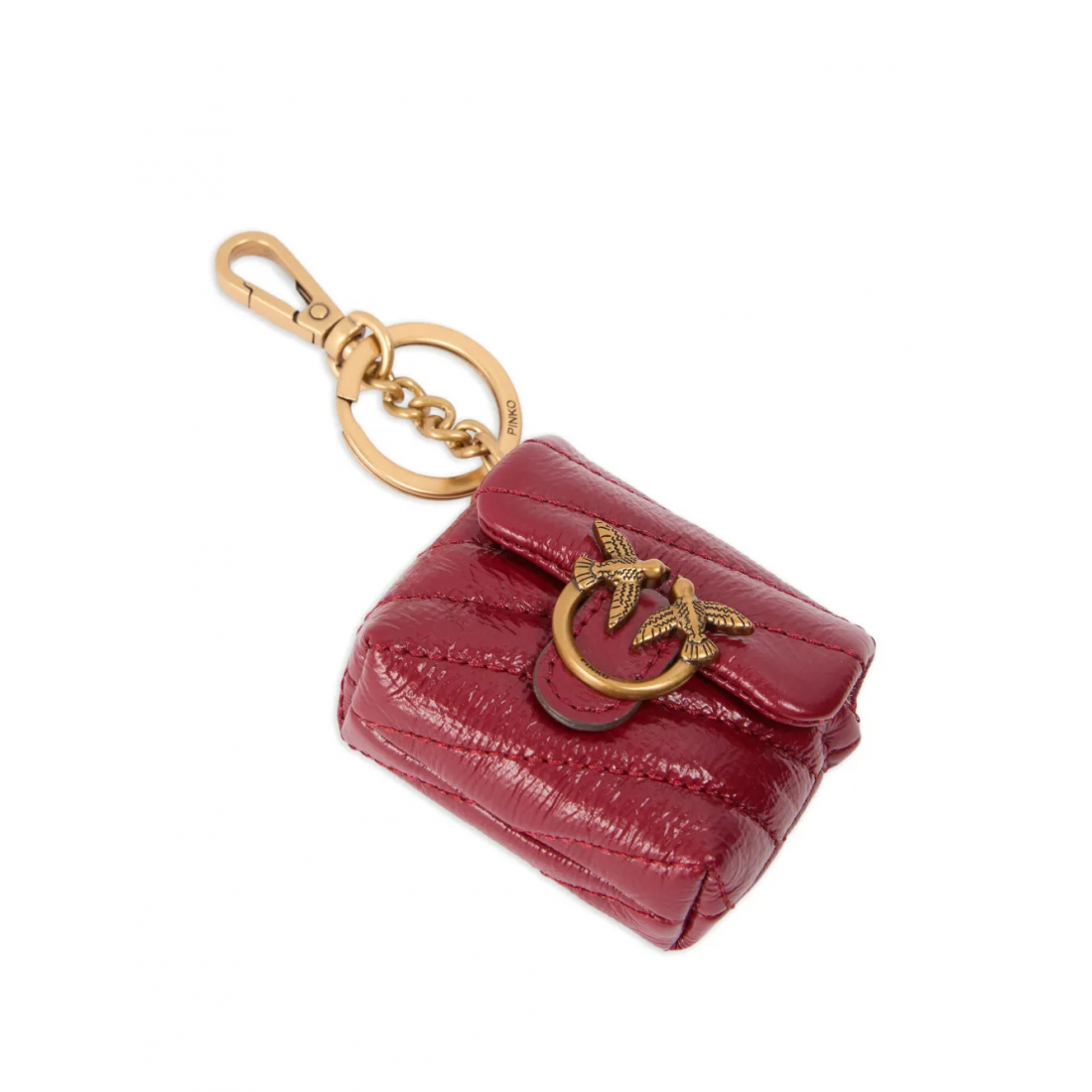 Women's 'Love Quilted Birds' Keychain Pouch