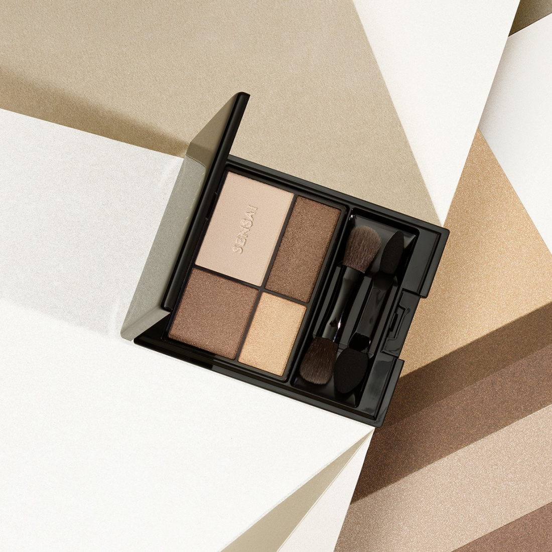 Palette de fards à paupières 'Eye Colour' - 01 Shiny Foliage 3.7 g