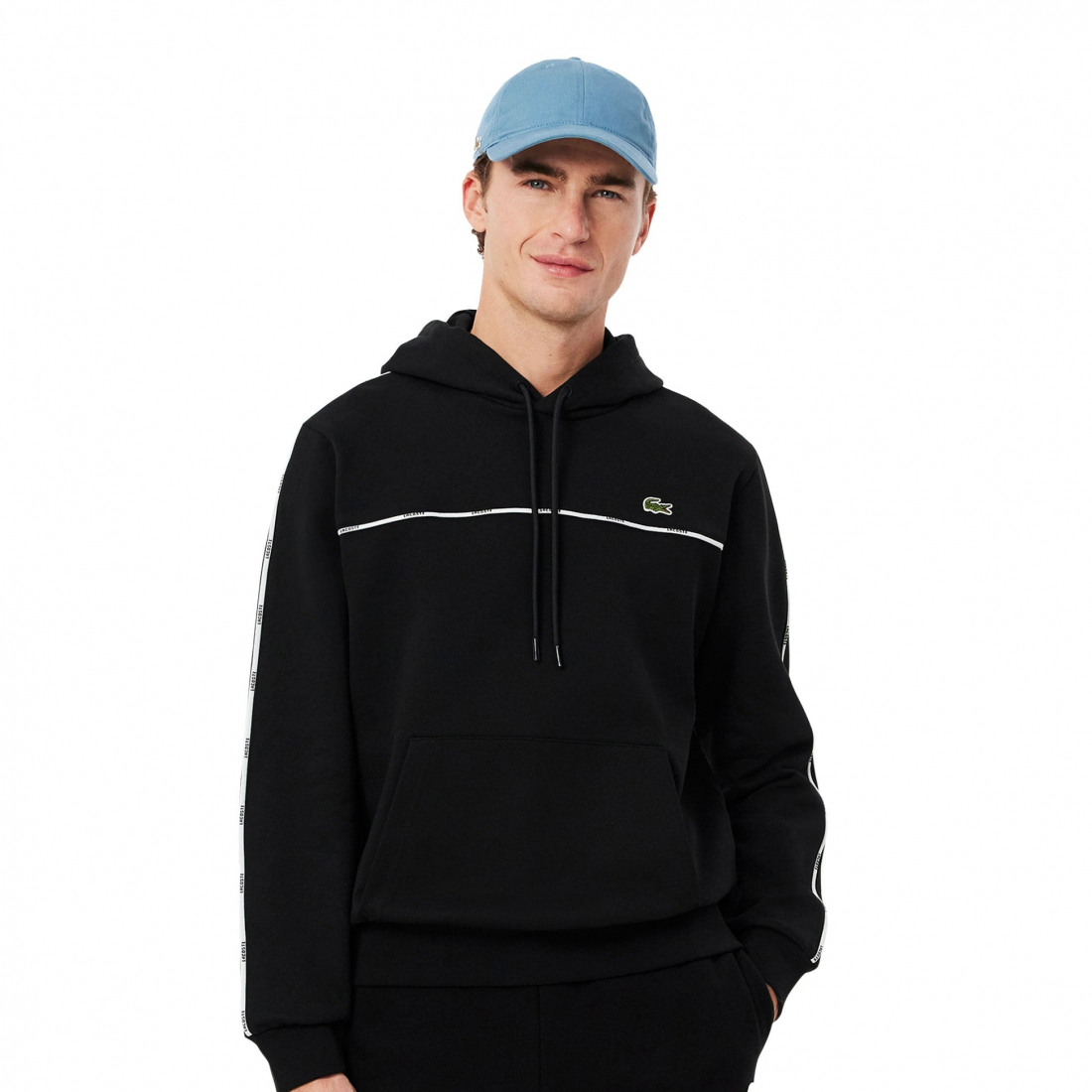 'Tape-Trimmed' Kapuzenpullover für Herren