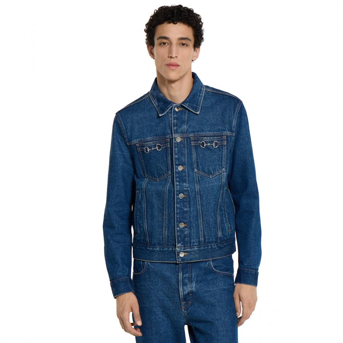 Veste en jeans 'Giacca' pour Hommes