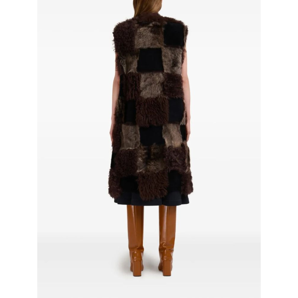 Gilet 'Patchwork Faux Fur' pour Femmes