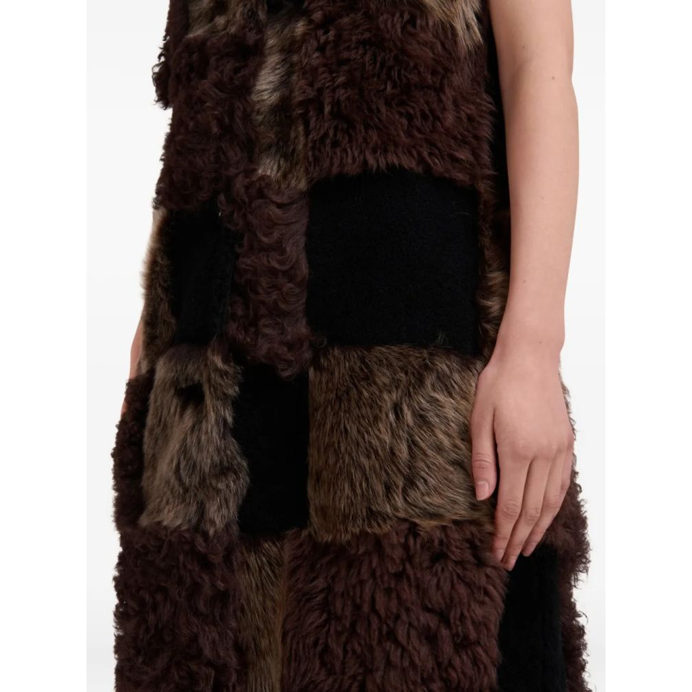 Gilet 'Patchwork Faux Fur' pour Femmes