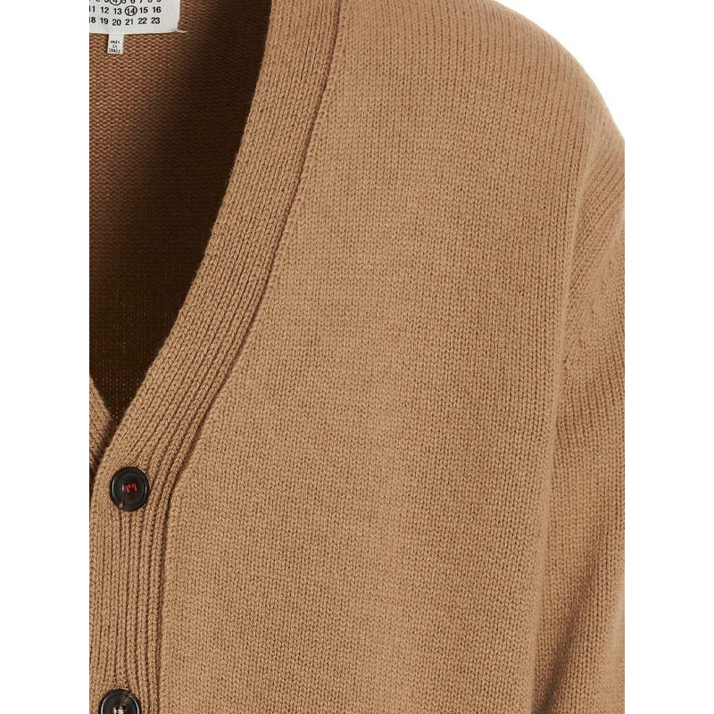 Cardigan 'V-Neck Elbow-Patch' pour Hommes