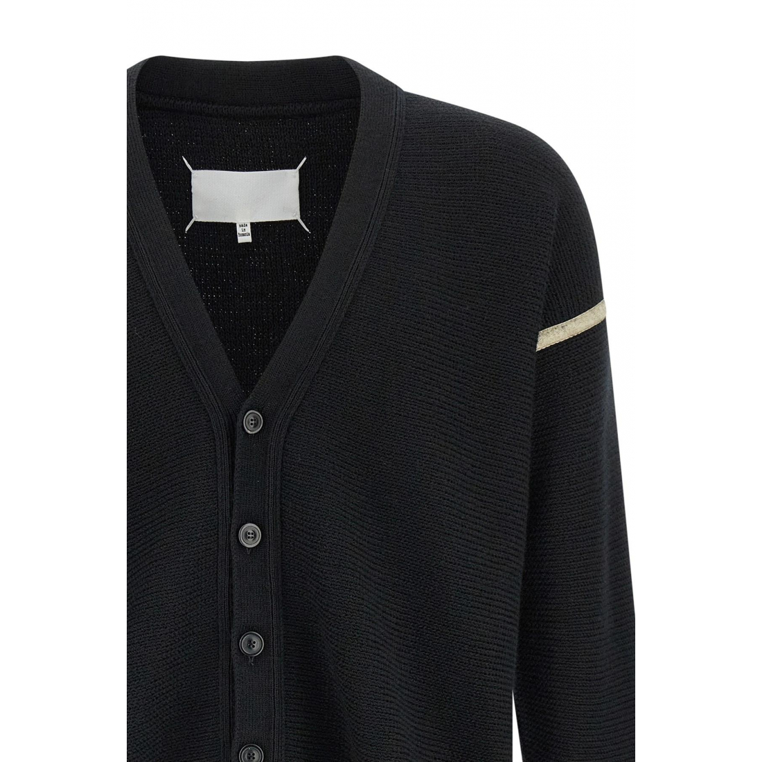 Cardigan 'Ribbed Wool Elbow-Patch' pour Hommes