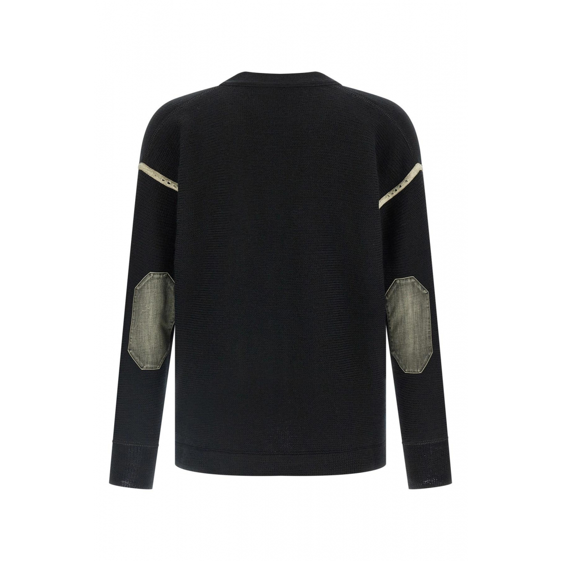 Cardigan 'Ribbed Wool Elbow-Patch' pour Hommes