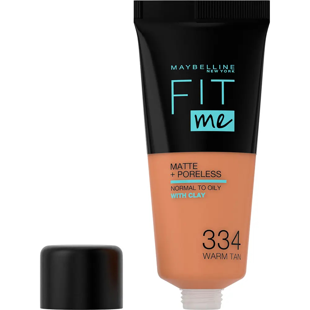 Fond de teint 'Fit Me! Matte + Poreless' - 334 Warm Tan 30 ml