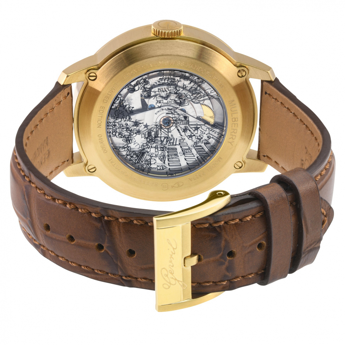 Montre 'Mulberry' Automatique Suisse pour Hommes
