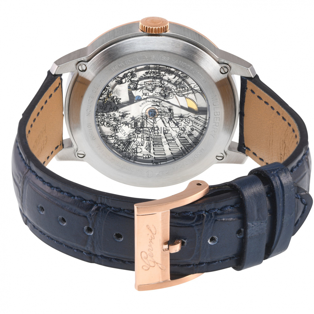Montre 'Mulberry' Automatique Suisse pour Hommes