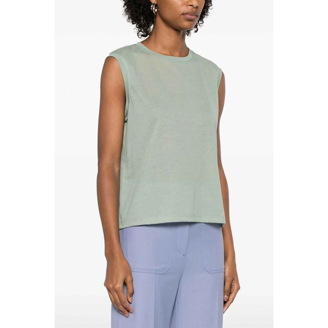 'Logo Embroidery' Top für Damen