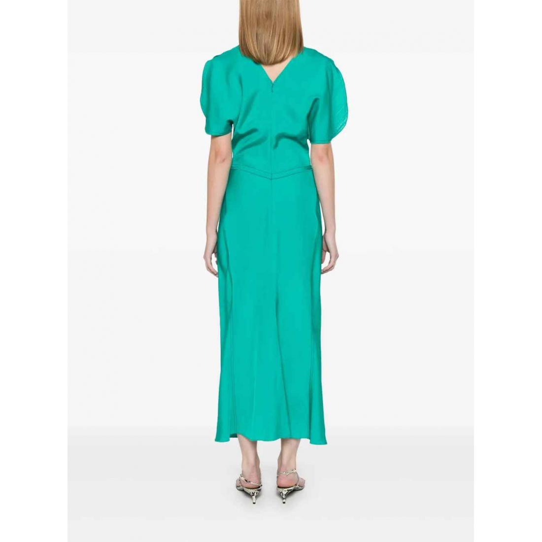 Robe Midi 'Gathered-Detail' pour Femmes