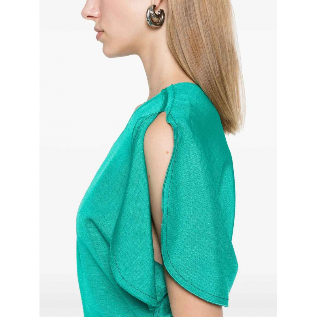 Robe Midi 'Gathered-Detail' pour Femmes