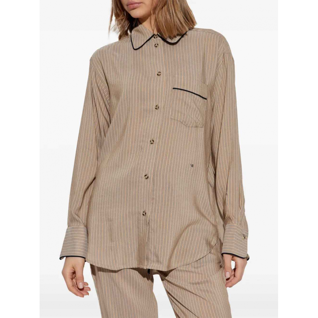 Chemise de pyjama 'Stripe' pour Femmes