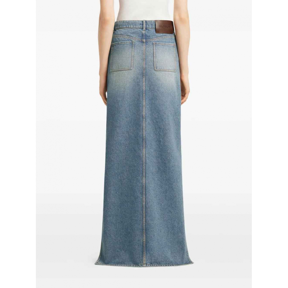 Top 'Buckle-Detail Ribbed' pour Femmes