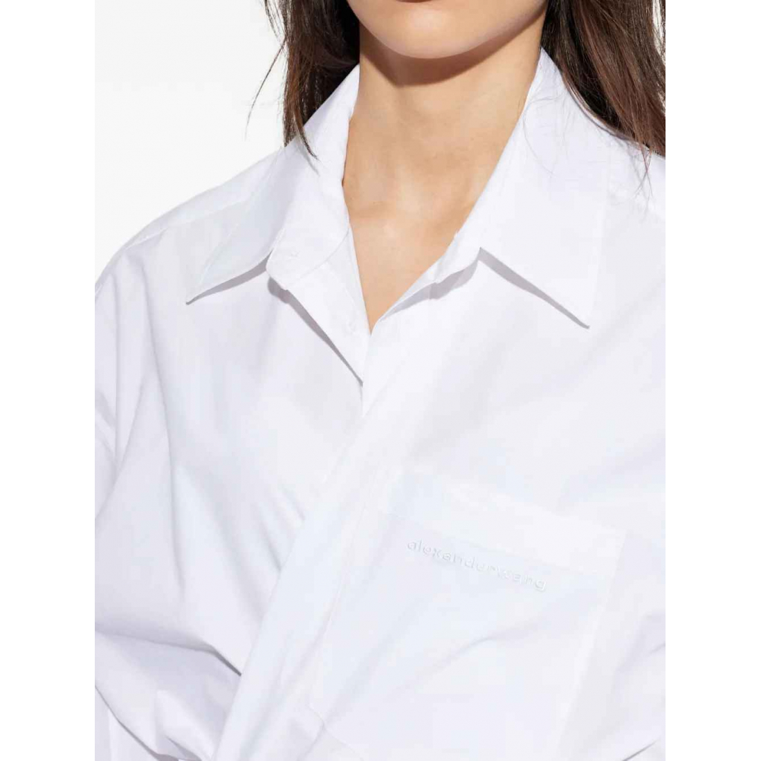 Robe mini 'Wrap-Shirt' pour Femmes