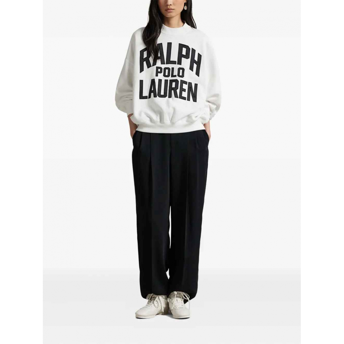 Sweatshirt 'Logo-Embroidered' pour Femmes