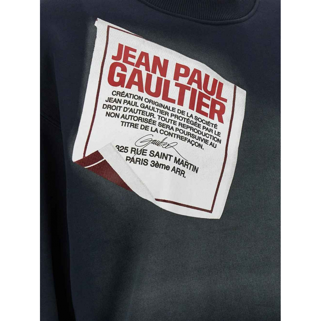 Sweatshirt 'Label-Print' pour Femmes