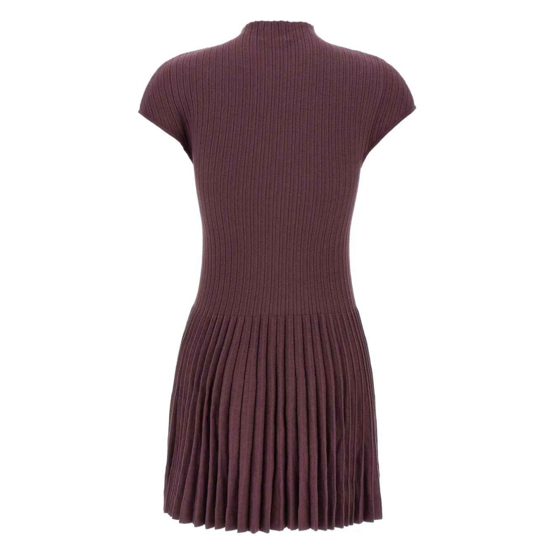 Robe mini 'Ribbed Pleated' pour Femmes