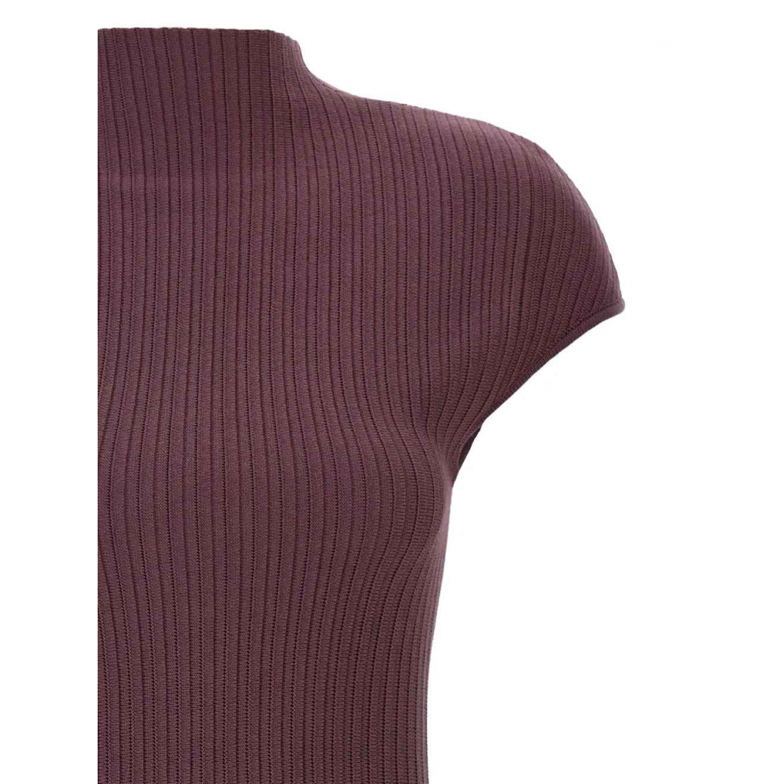Robe mini 'Ribbed Pleated' pour Femmes