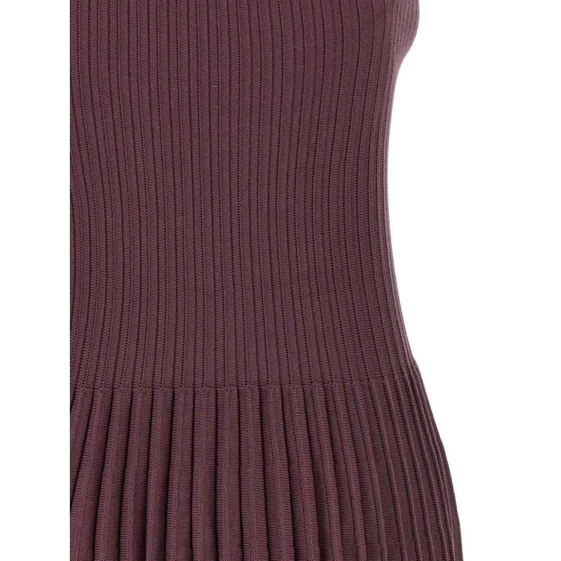 Robe mini 'Ribbed Pleated' pour Femmes