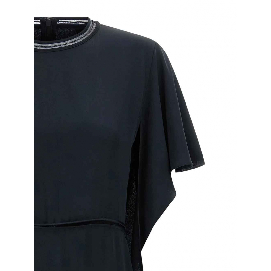 Robe Midi 'Ruffled Asymmetric' pour Femmes