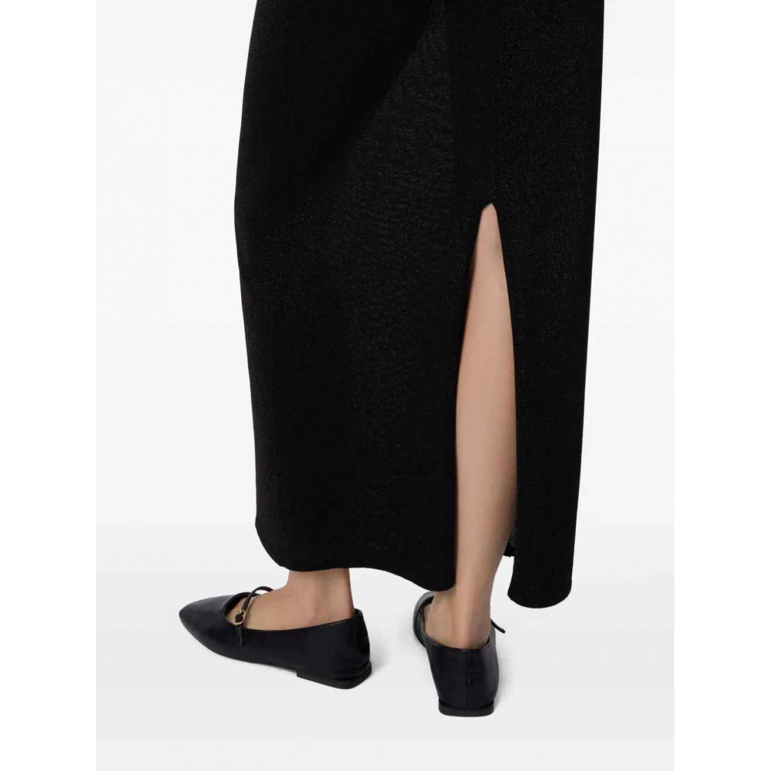 Jupe 'Metallic-Detail Slit' pour Femmes