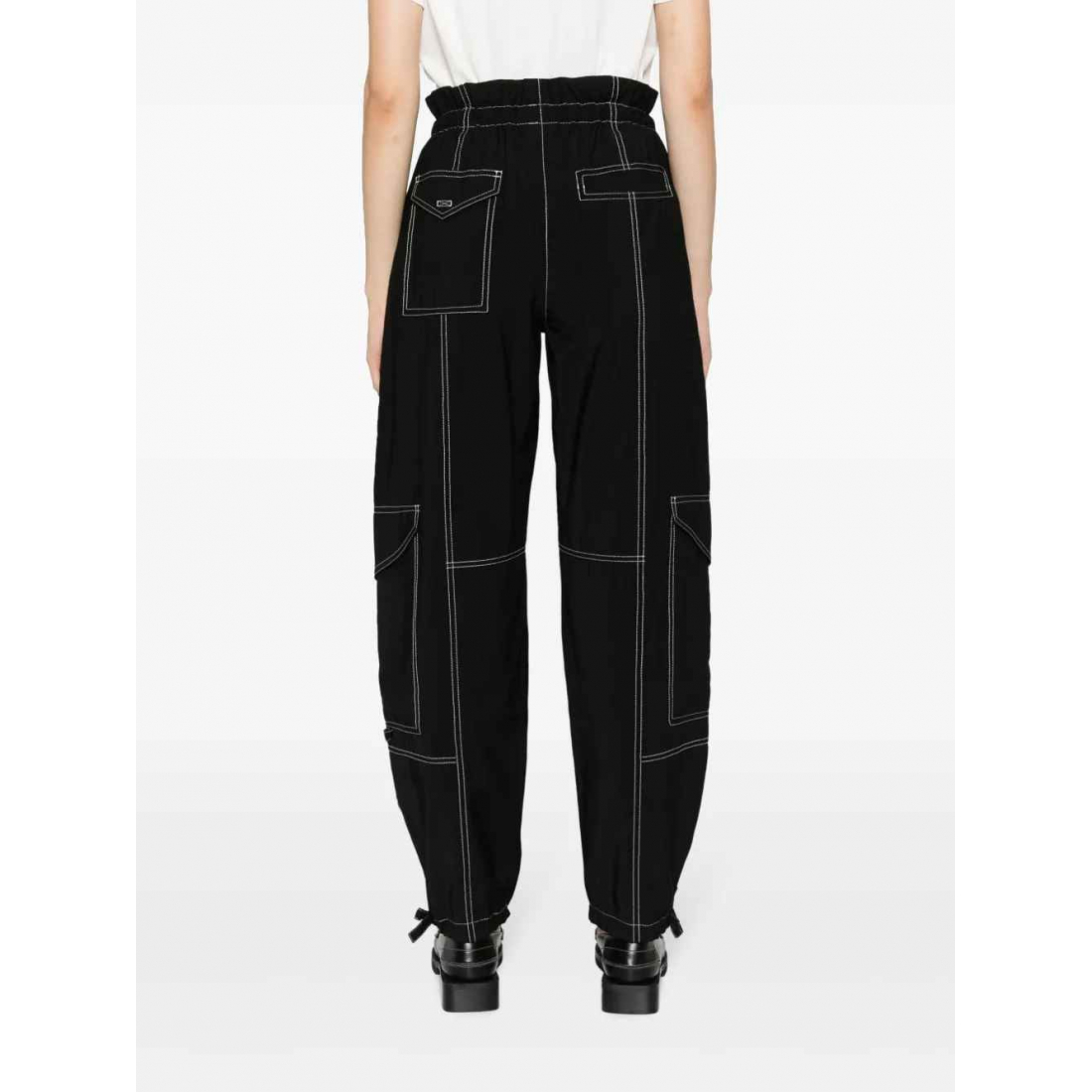 Pantalon 'Paperbag-Waist Cargo' pour Femmes