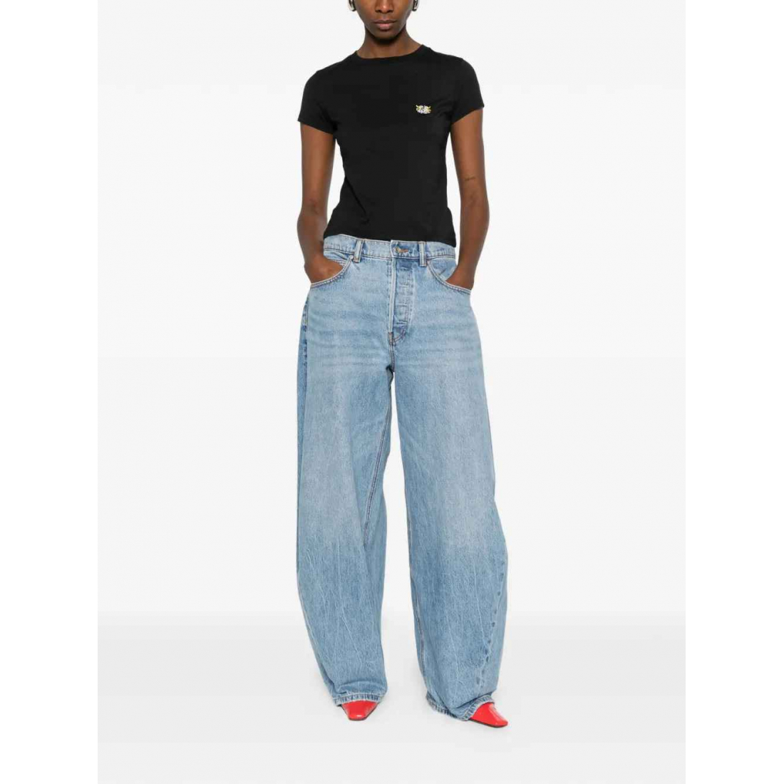 T-shirt 'Wil Tiger Embroidered' pour Femmes