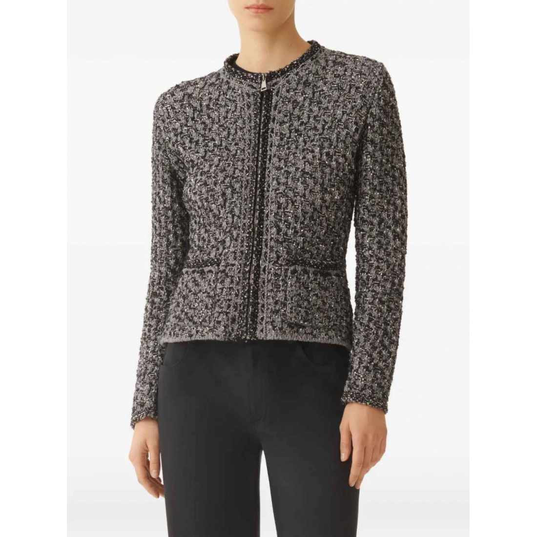Veste 'Sequin-Effect Tweed' pour Femmes