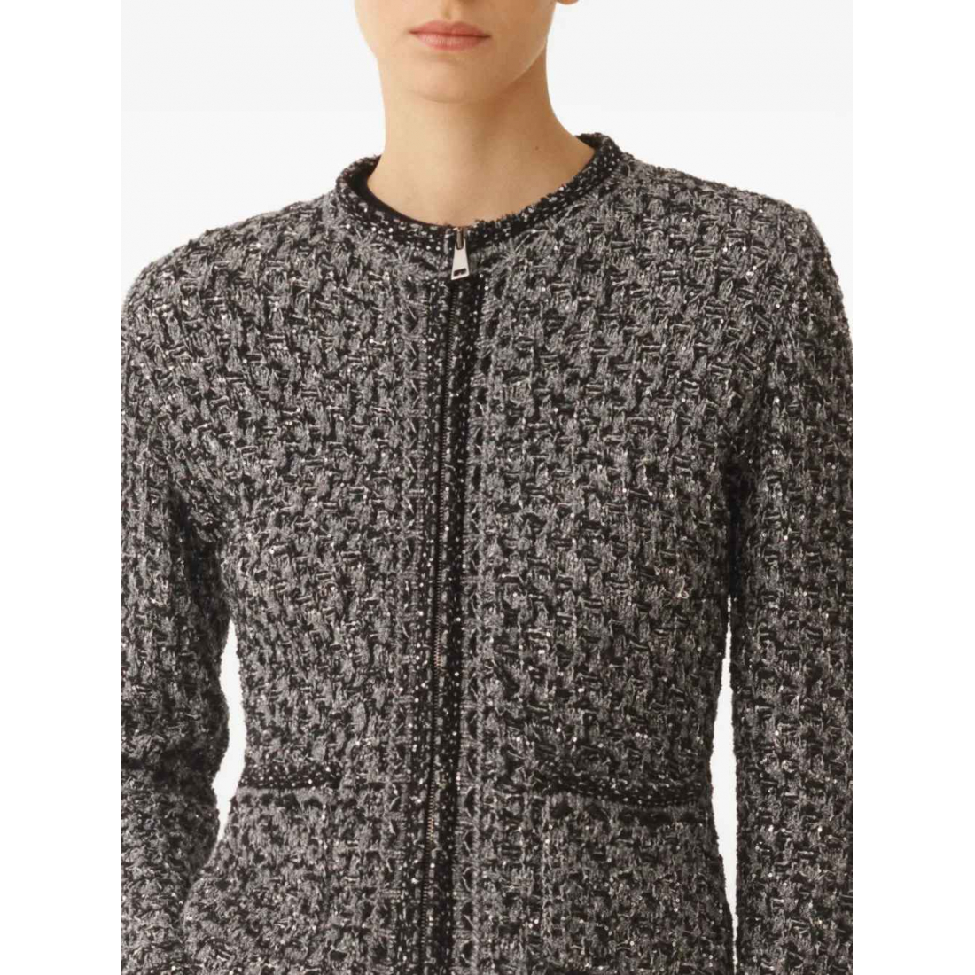 Veste 'Sequin-Effect Tweed' pour Femmes