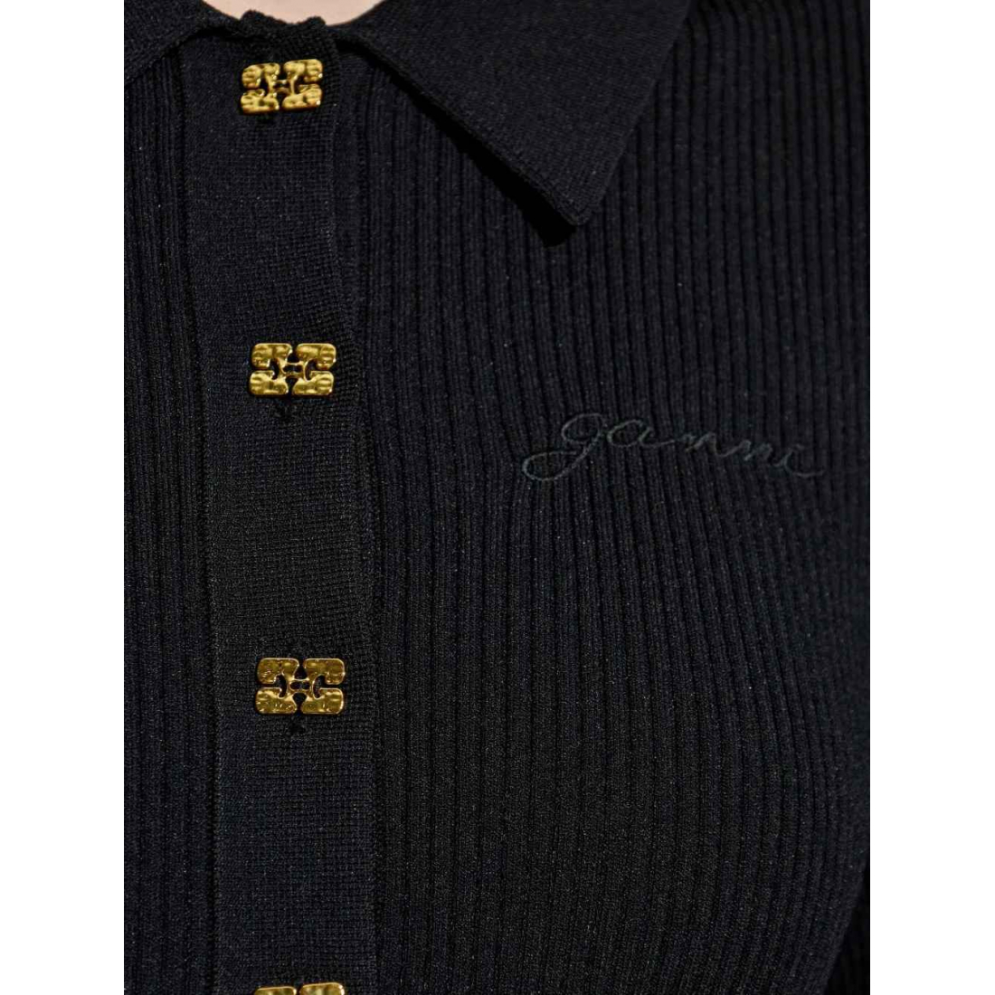 Robe mini 'Ribbed Ruffled' pour Femmes