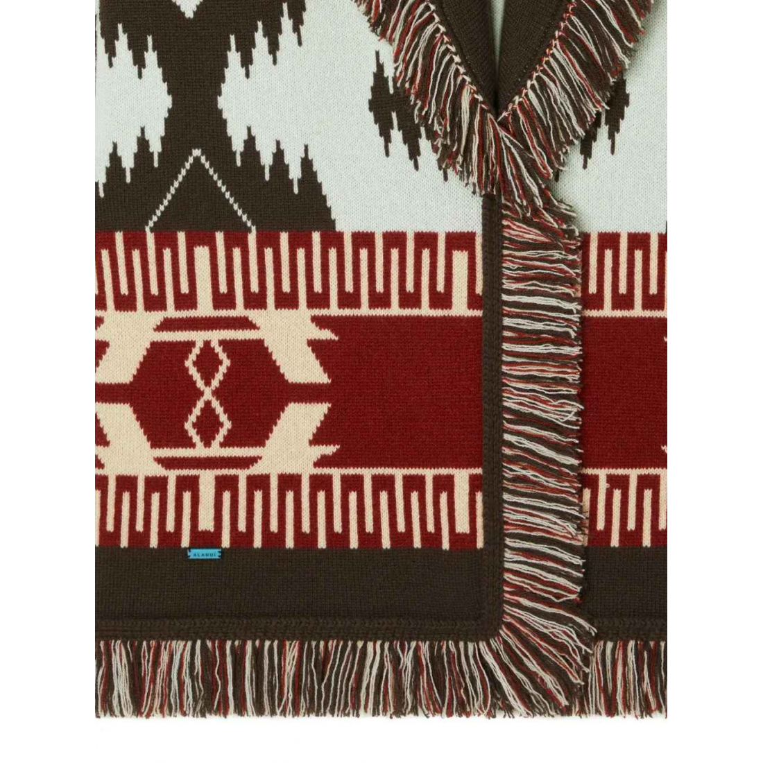 Cardigan 'Icon Jacquard Fringed' pour Femmes