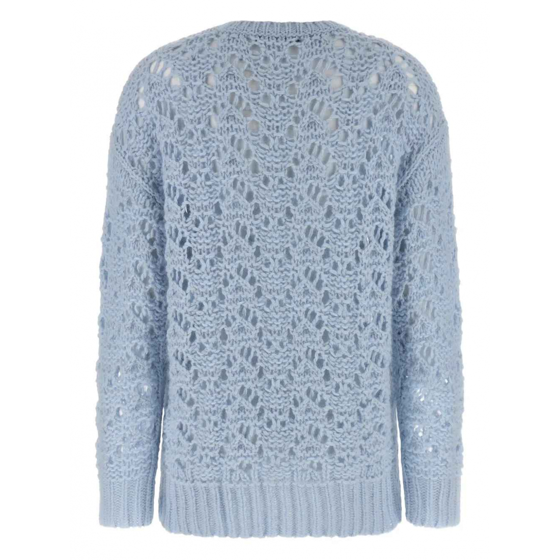 Pull 'Openwork Crew-Neck' pour Femmes