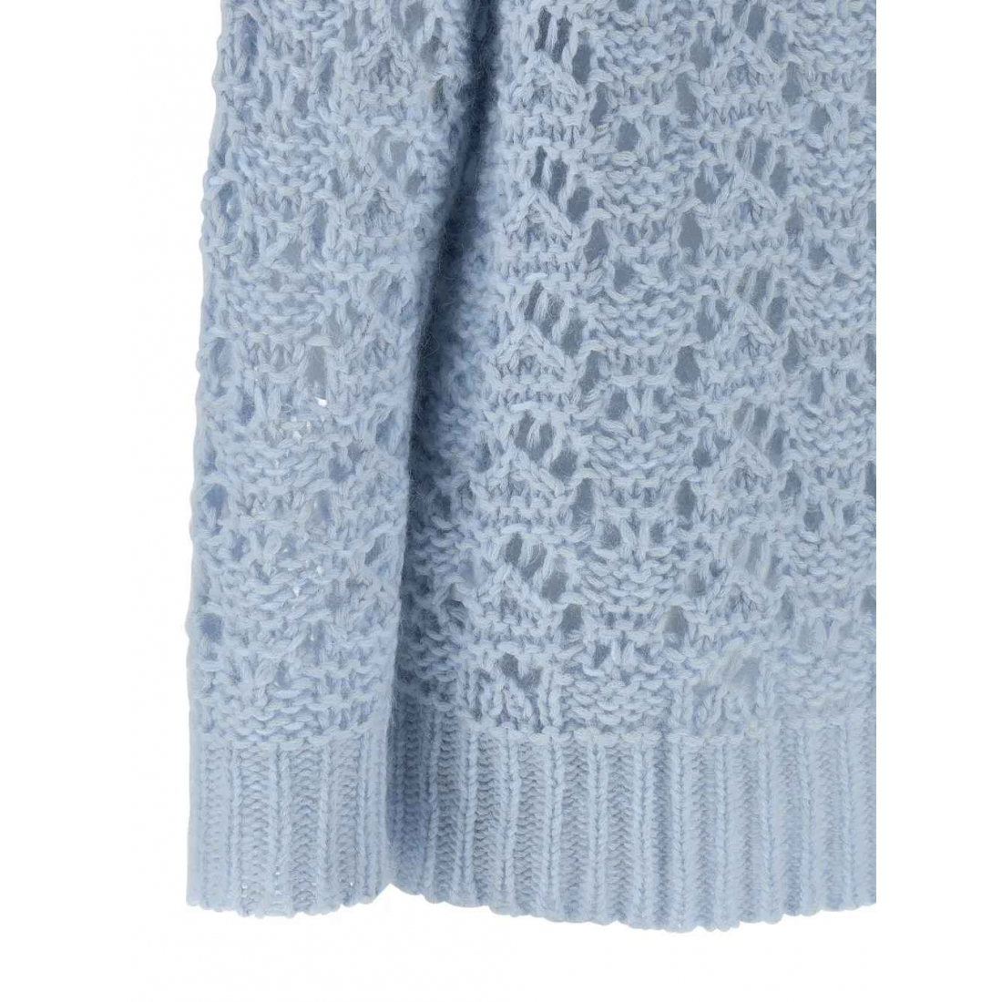 Pull 'Openwork Crew-Neck' pour Femmes