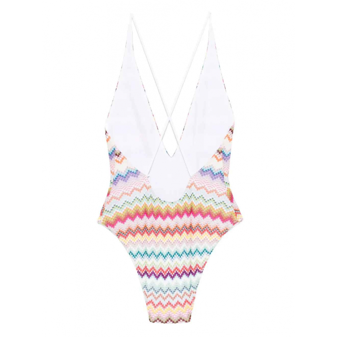 Maillot de bain 'Zigzag-Pattern Cross-Back' pour Femmes