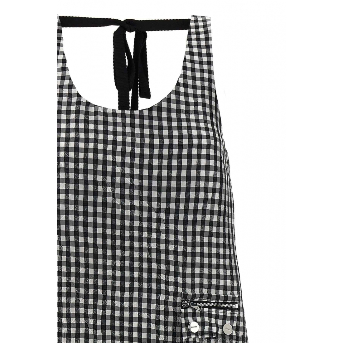 Robe 'Crinkled Check' pour Femmes