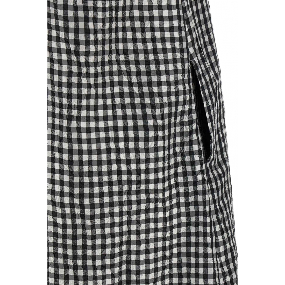 Robe 'Crinkled Check' pour Femmes