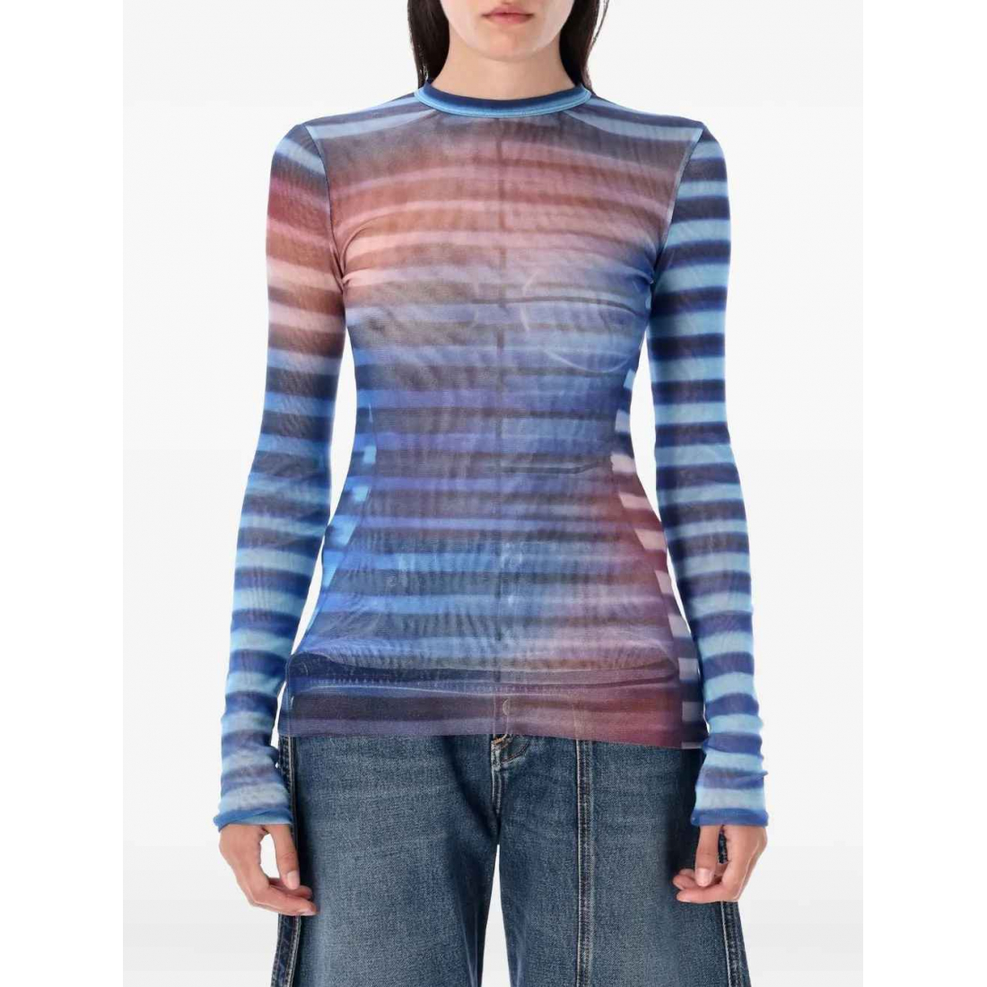 Top 'Striped' pour Femmes