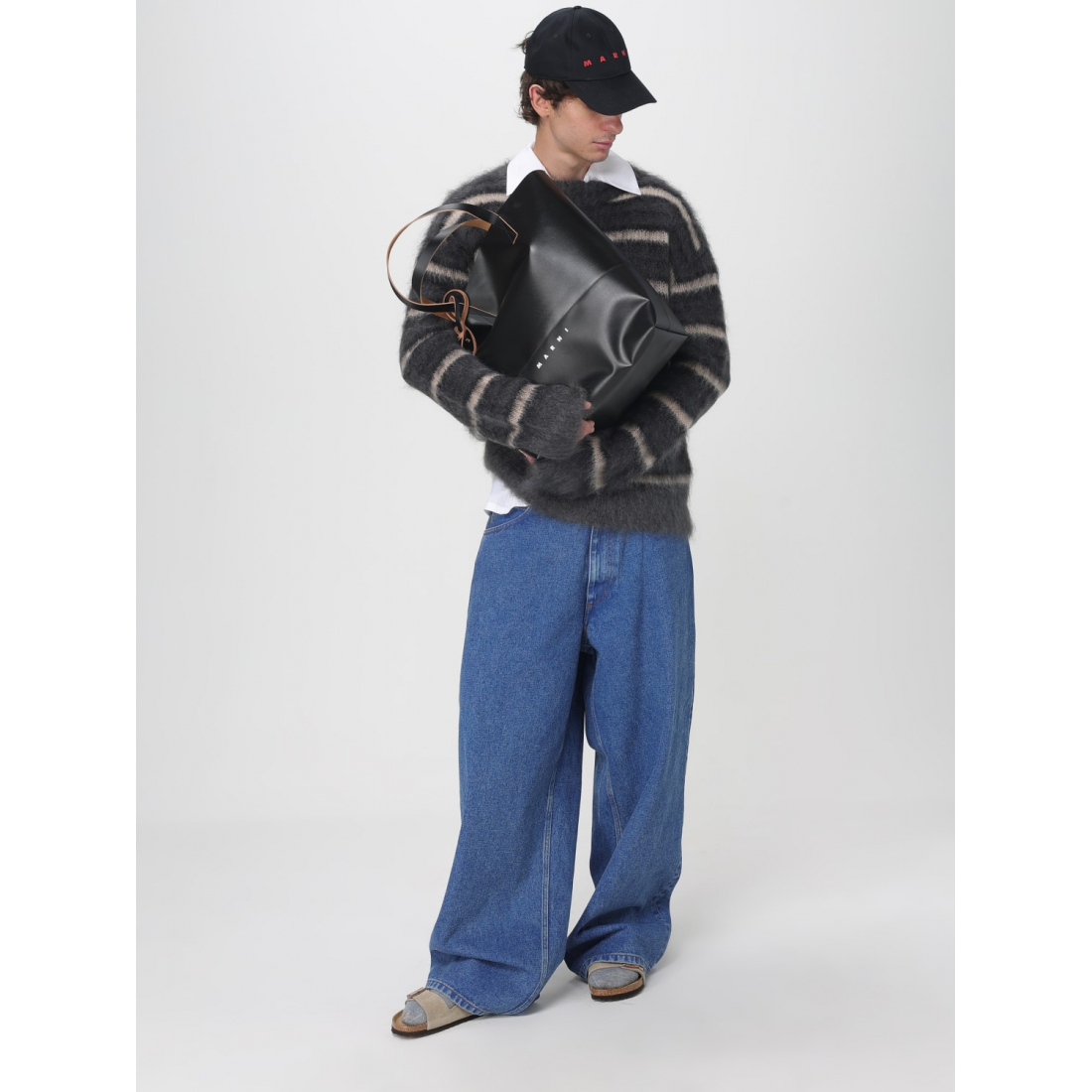 Jeans 'Logo-Patch' pour Hommes