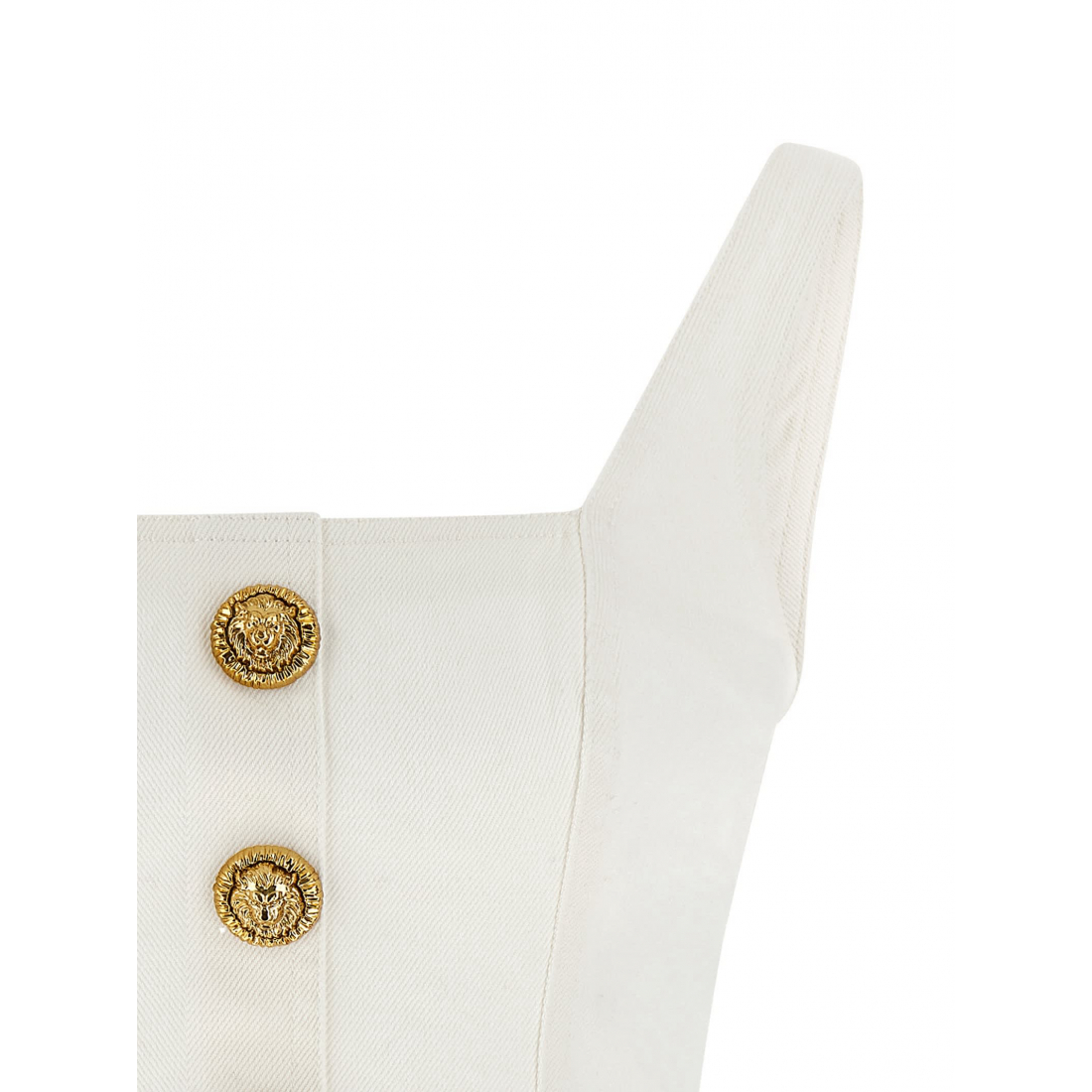 'Button' Crop Top für Damen