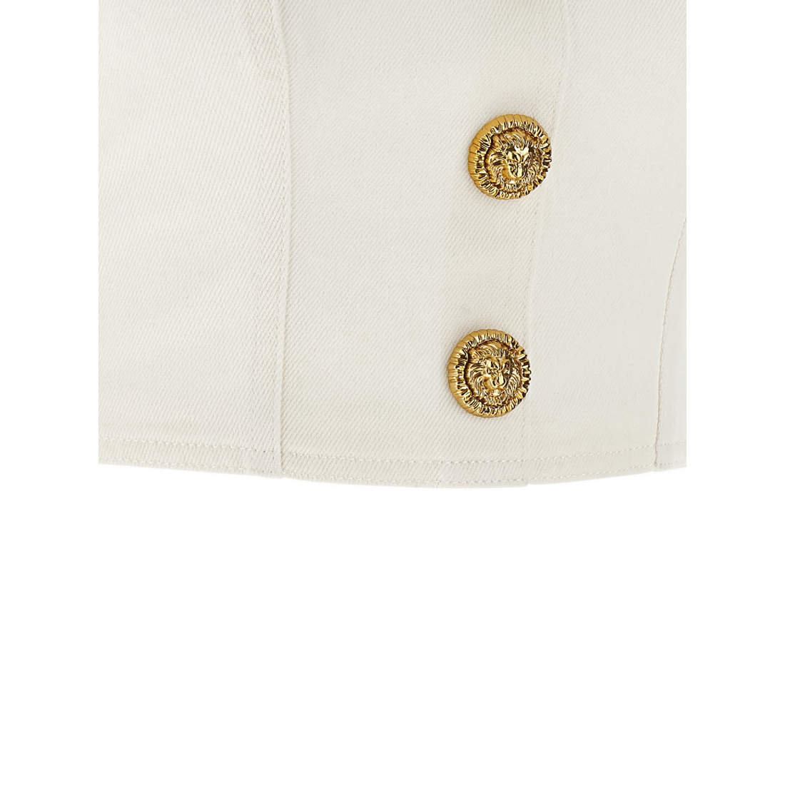 'Button' Crop Top für Damen