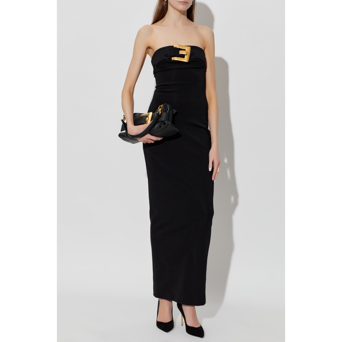 Robe maxi 'Belt' pour Femmes