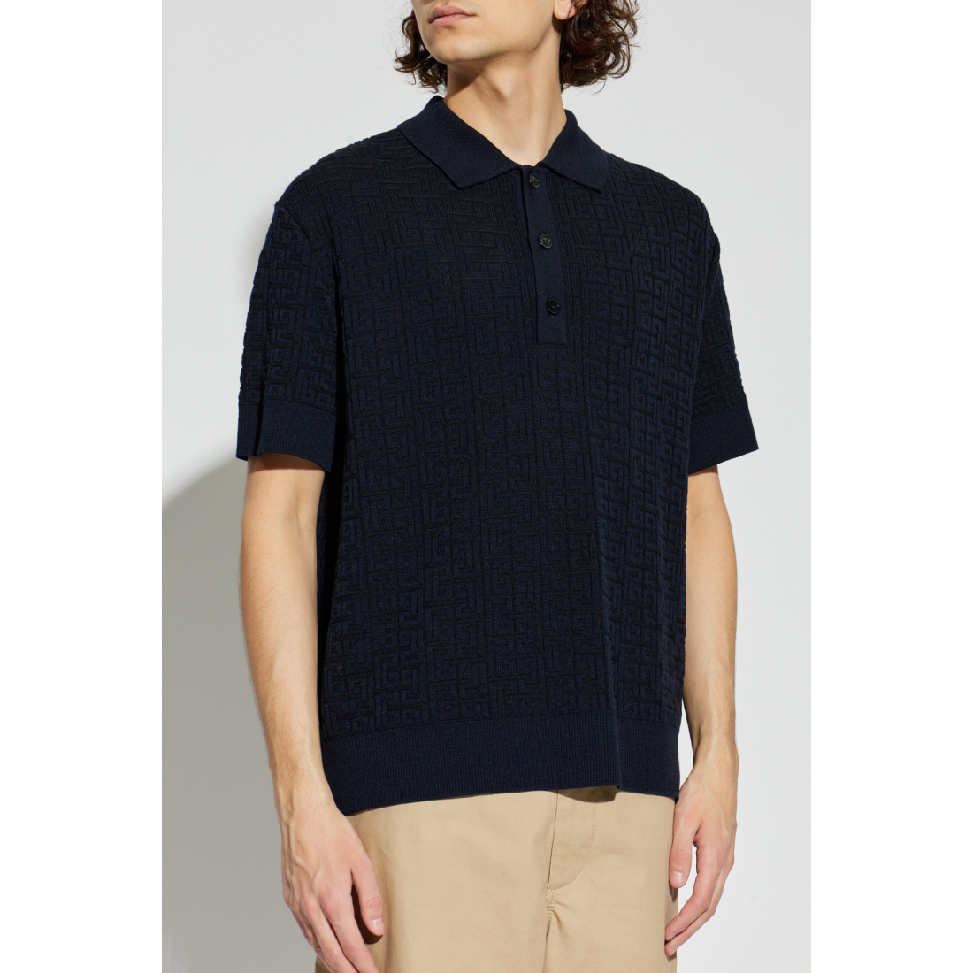 Polo 'Monogram' Knit' pour Hommes