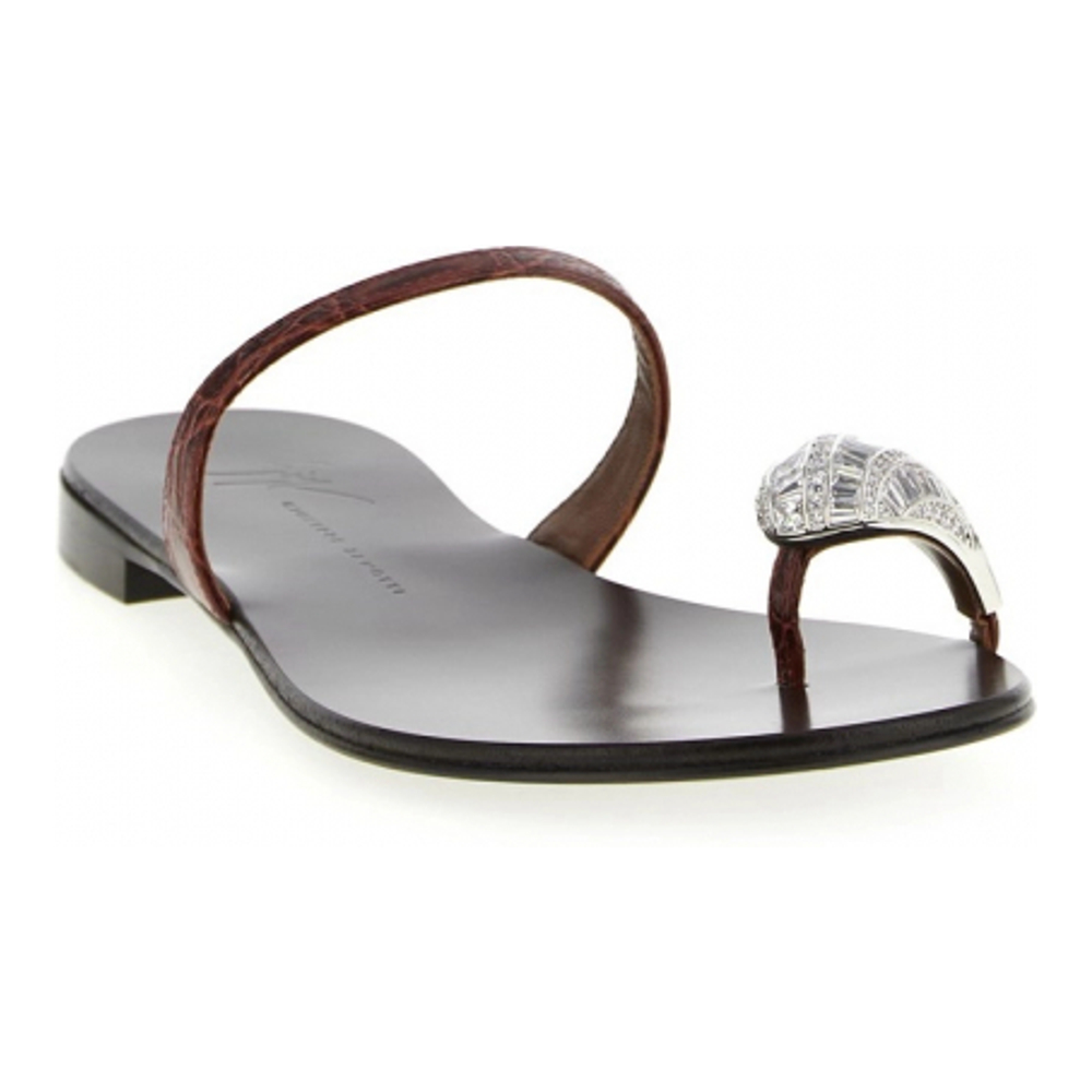 'Icon Ring' Flache Sandalen für Damen