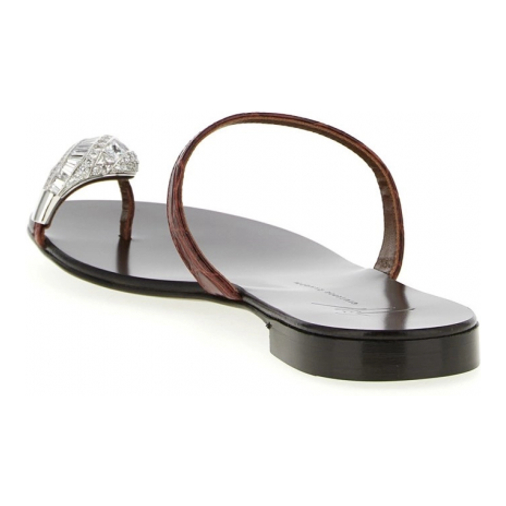 'Icon Ring' Flache Sandalen für Damen