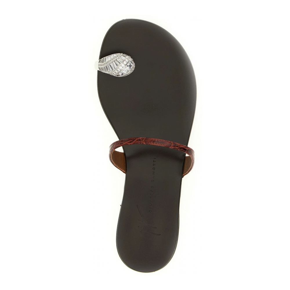 'Icon Ring' Flache Sandalen für Damen