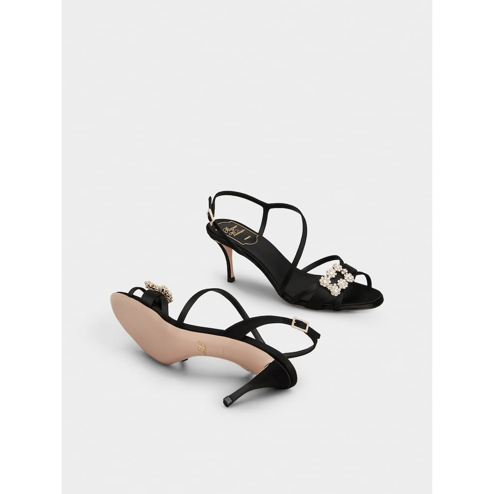 Sandales à talon 'Mini Flower Strass' pour Femmes