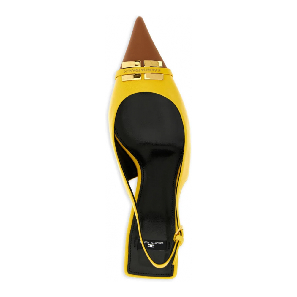 'Contrast Toe Metal Detail' Pumps für Damen