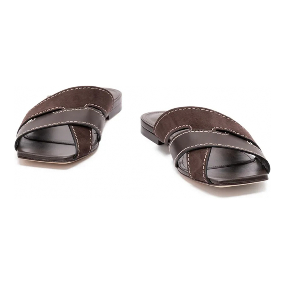 Sandales plates 'Cross-Straps' pour Femmes